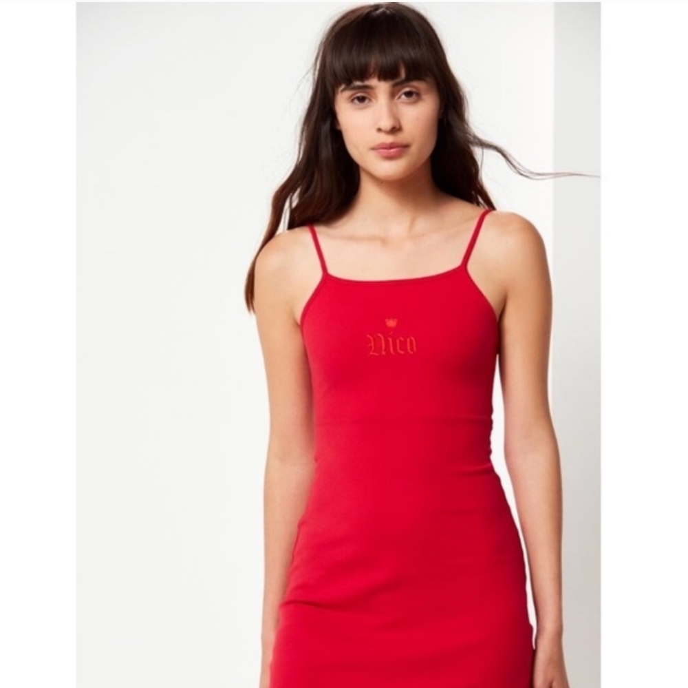 Nicopanda New Red Rouge Tank Dress Size XS